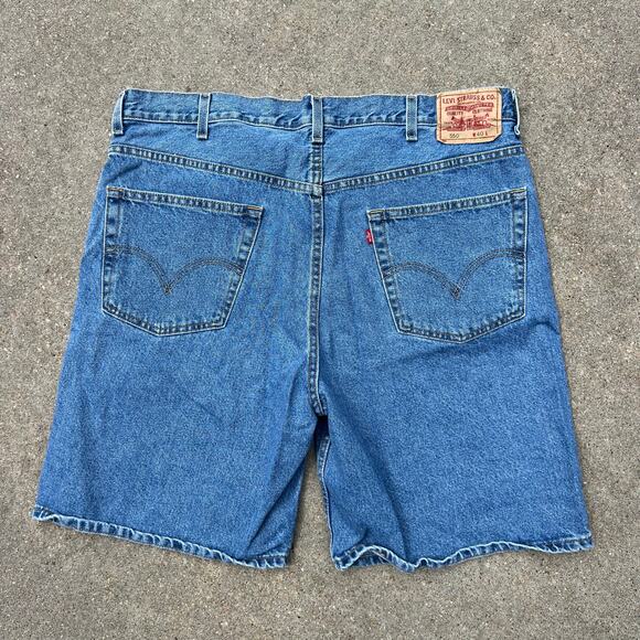 Levi's Other - Vintage Y2K Levi's 550 Relaxed Fit Blue Jean Shorts Jorts Size 40